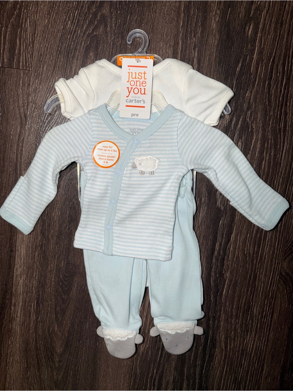 Just One You by Carter’s Premie 4-Piece Layette Set NWT | Sheep Baby Outfit